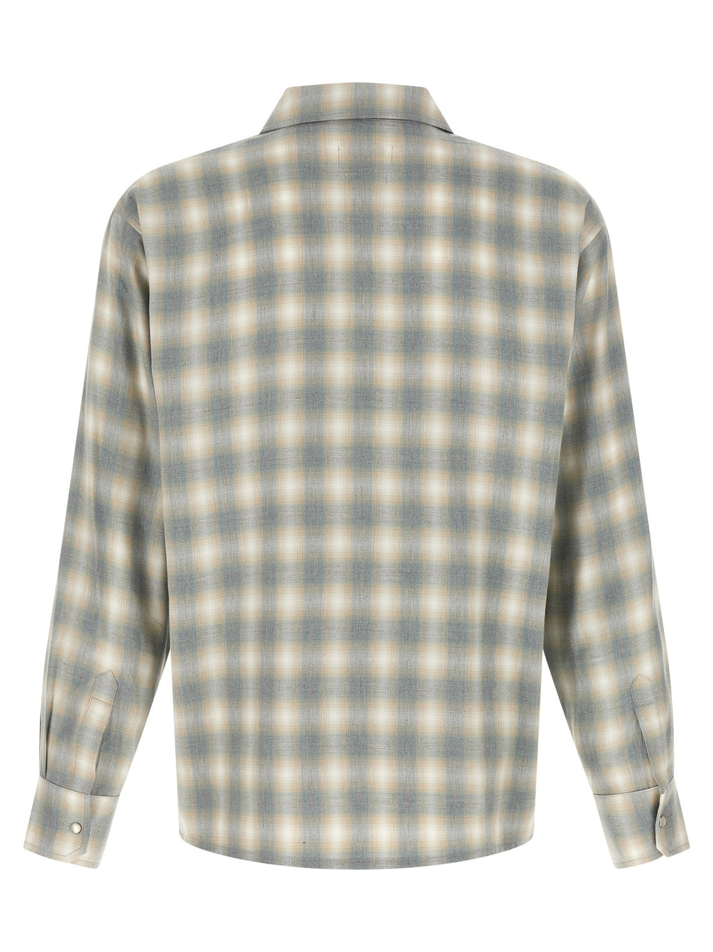 SECOND/LAYER Gray Cotton Blouse