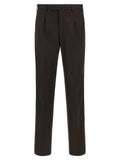 PT Torino Brown Virgin Wool Dress Pants