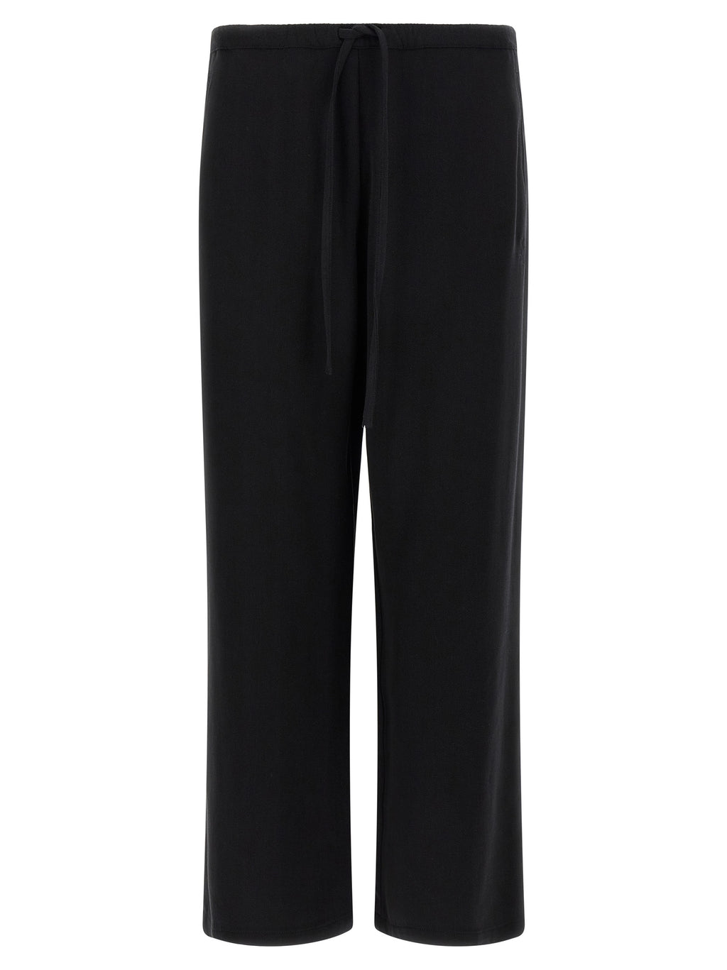 SECOND/LAYER Black Cotton-Like Casual Pants