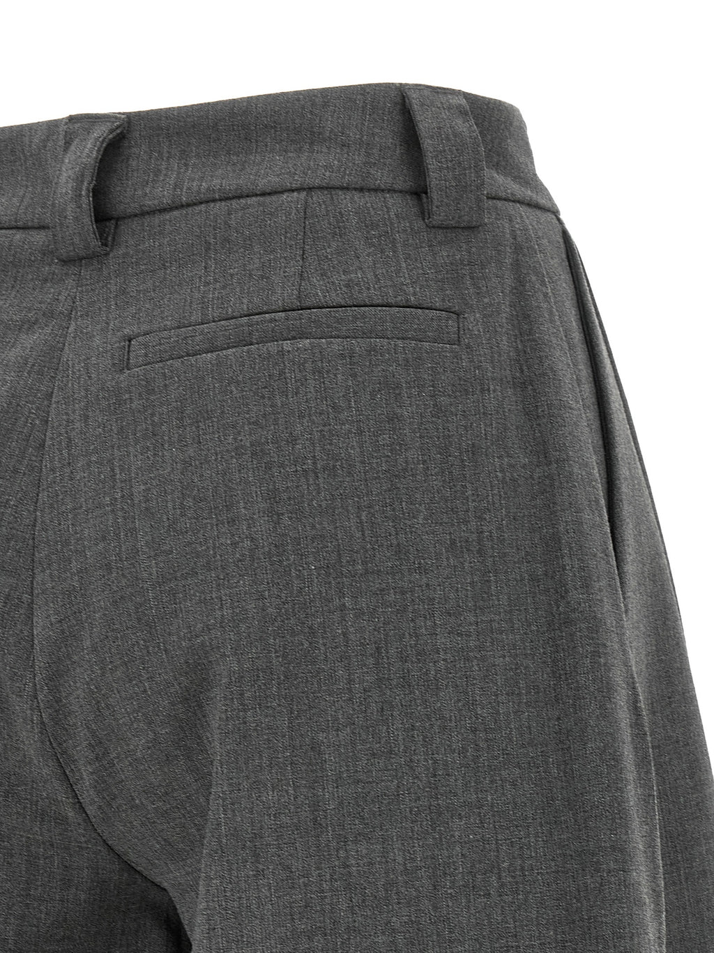 THELATEST Gray Polyester Bermuda Shorts