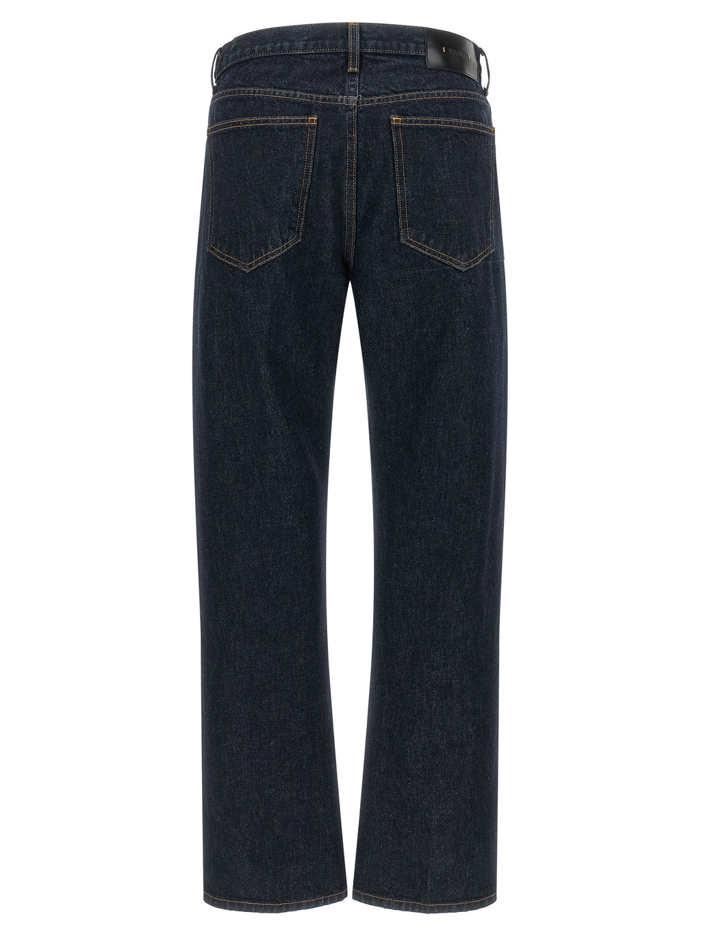 Khaite Blue Cotton Straight-Leg Jeans
