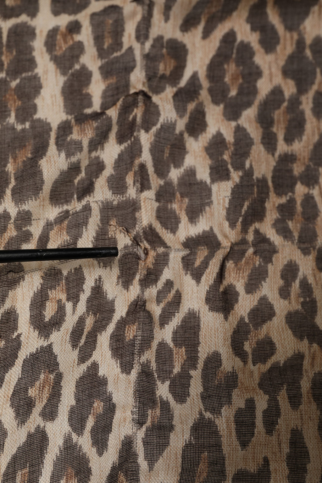 Dolce & Gabbana Brown Leopard Cashmere Shawl Stole Scarf