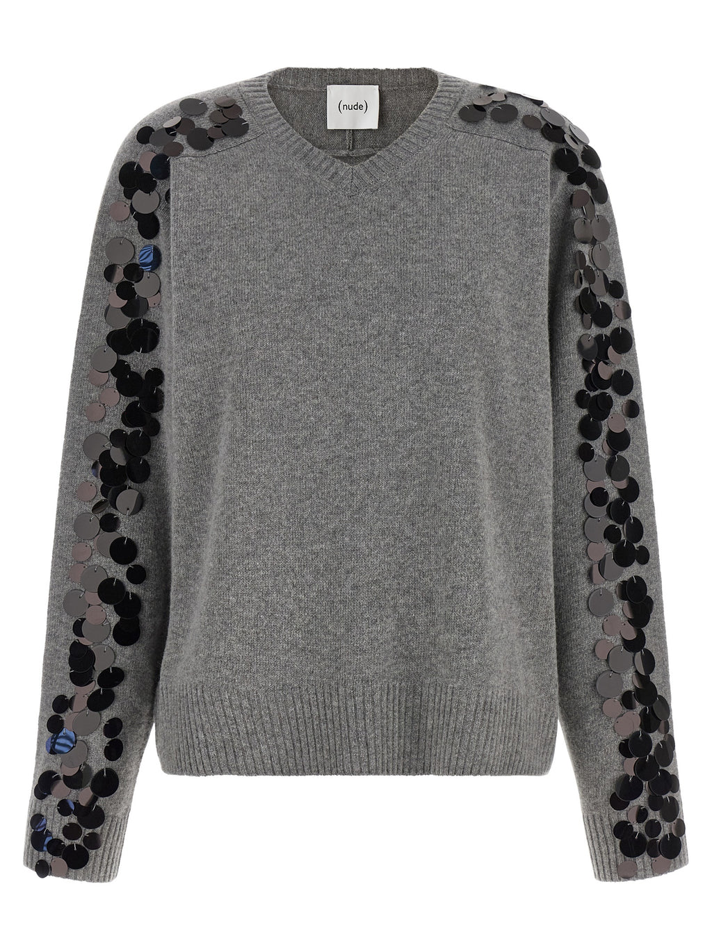 NUDE Gray Wool Cardigan