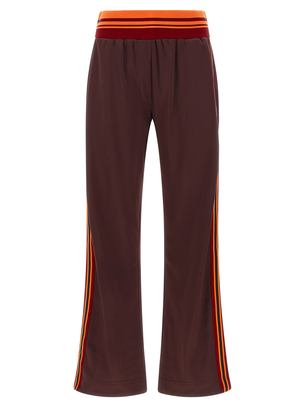 Dries Van Noten Brown Polyester Athletic Pants