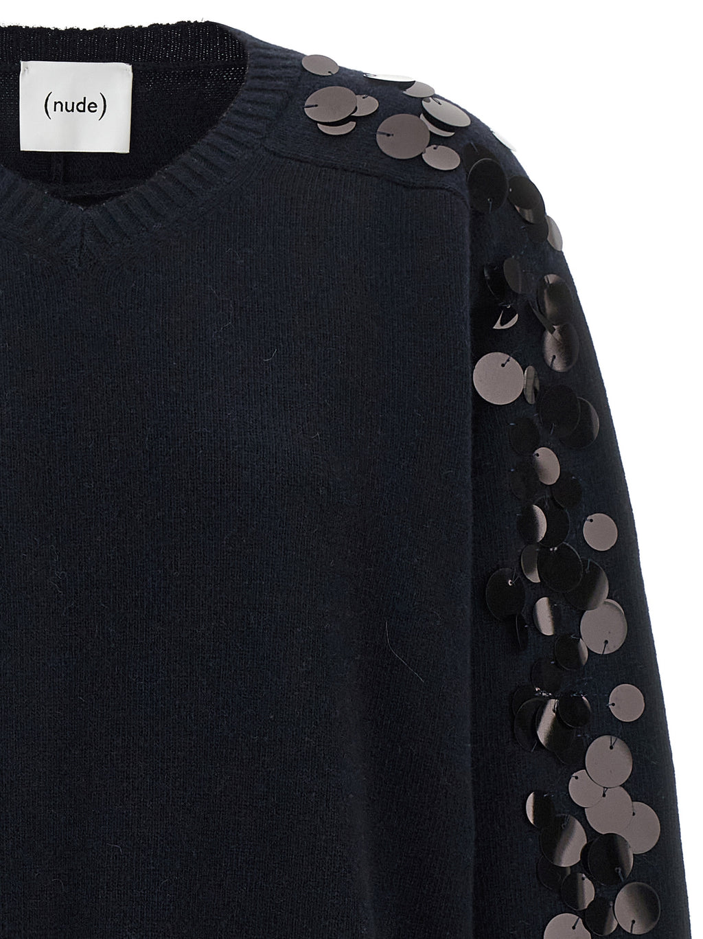 NUDE Blue Wool Cardigan