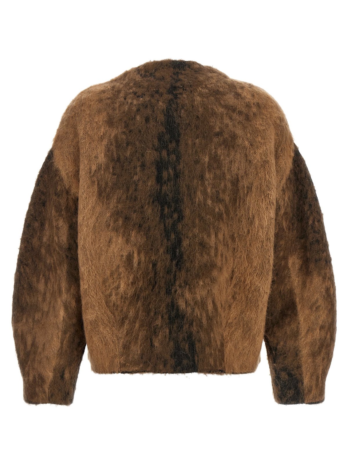 NUDE Brown Wool Full-Length Jacket