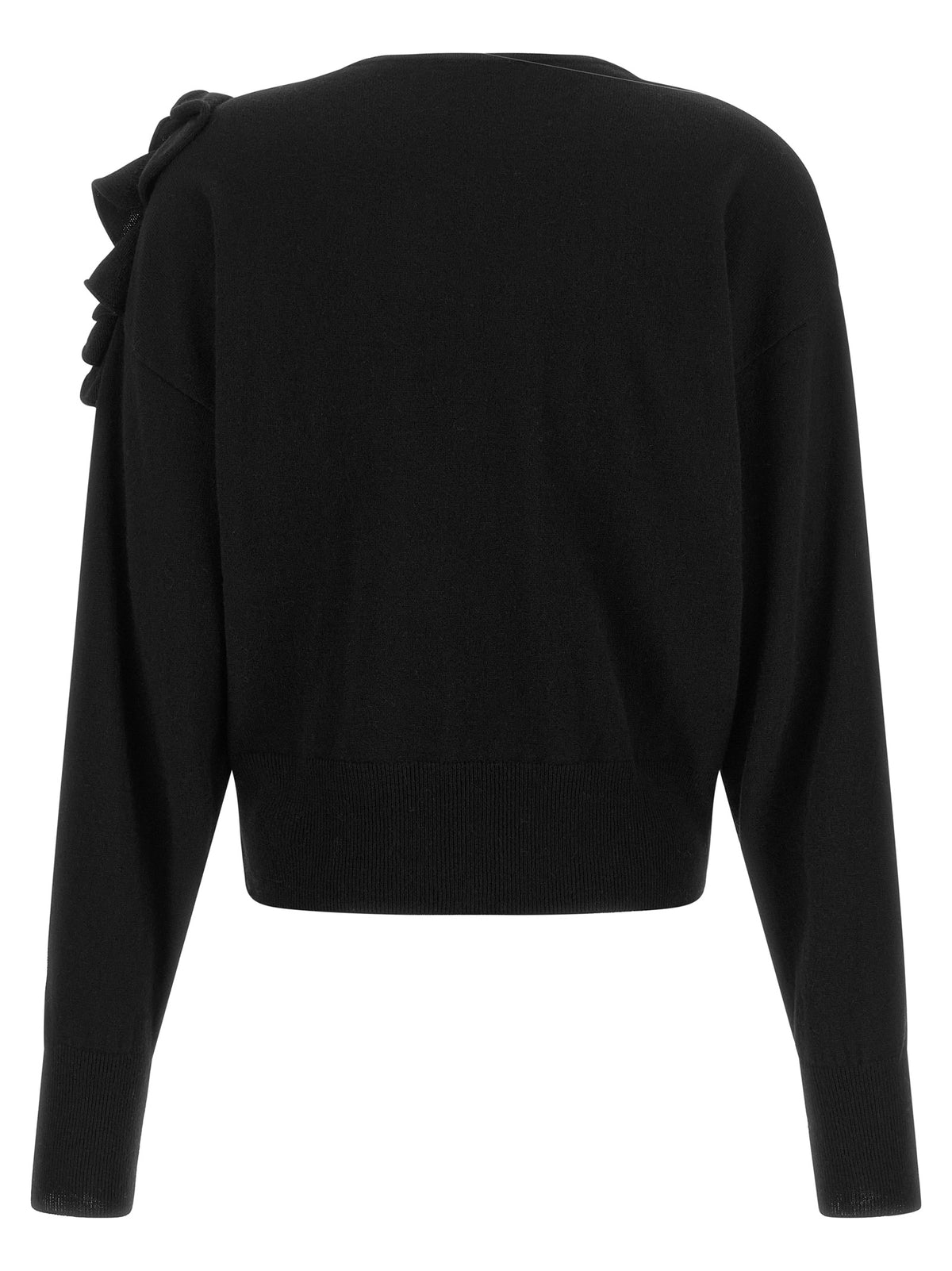 NUDE Black Wool Cardigan