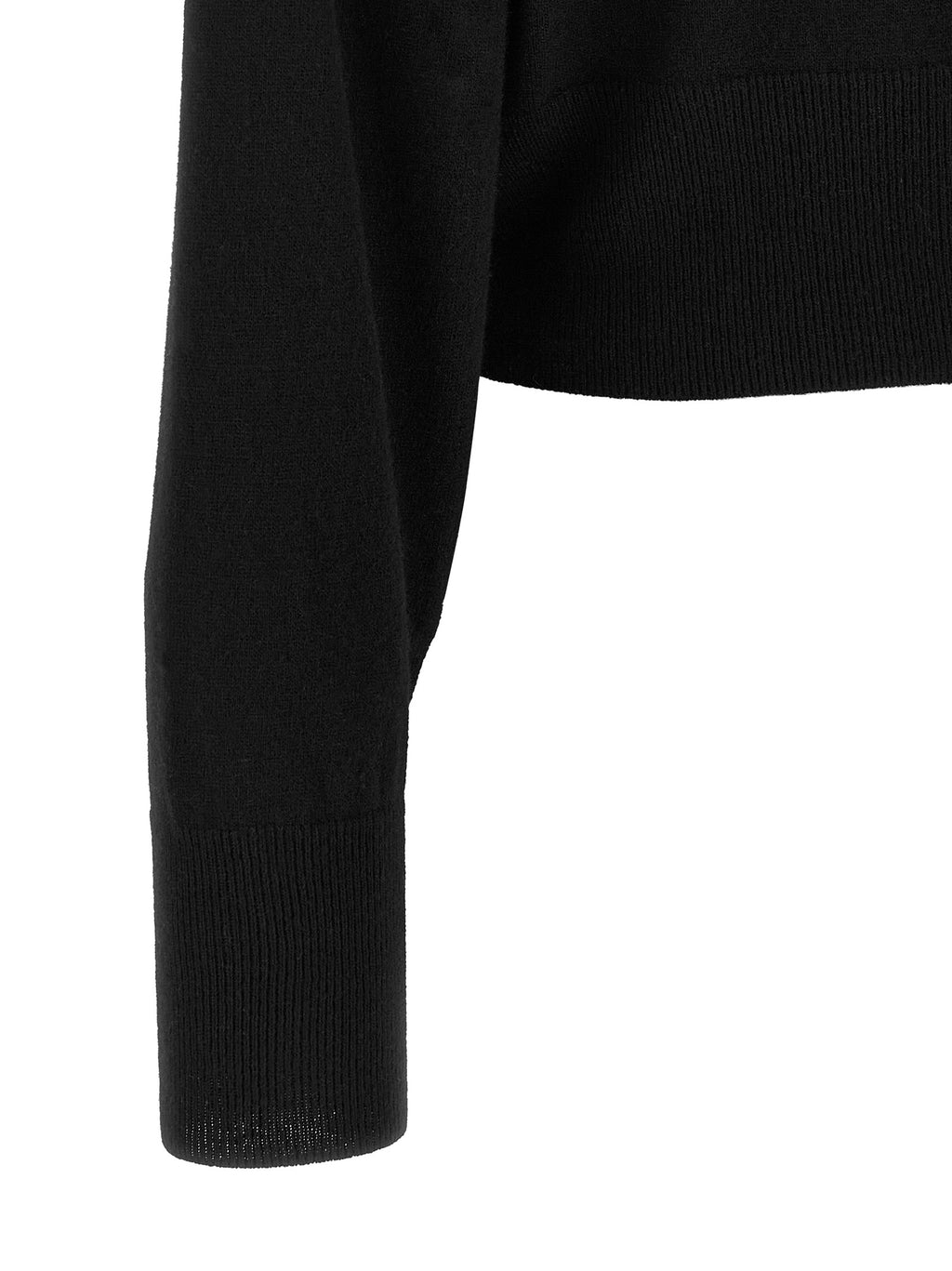 NUDE Black Wool Cardigan