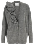 NUDE Gray Wool Cardigan