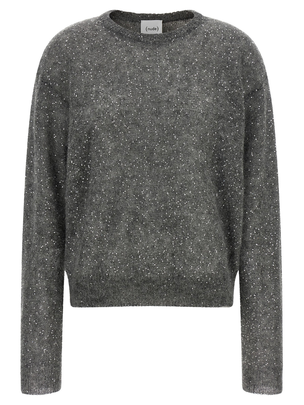 NUDE Gray Wool Cardigan