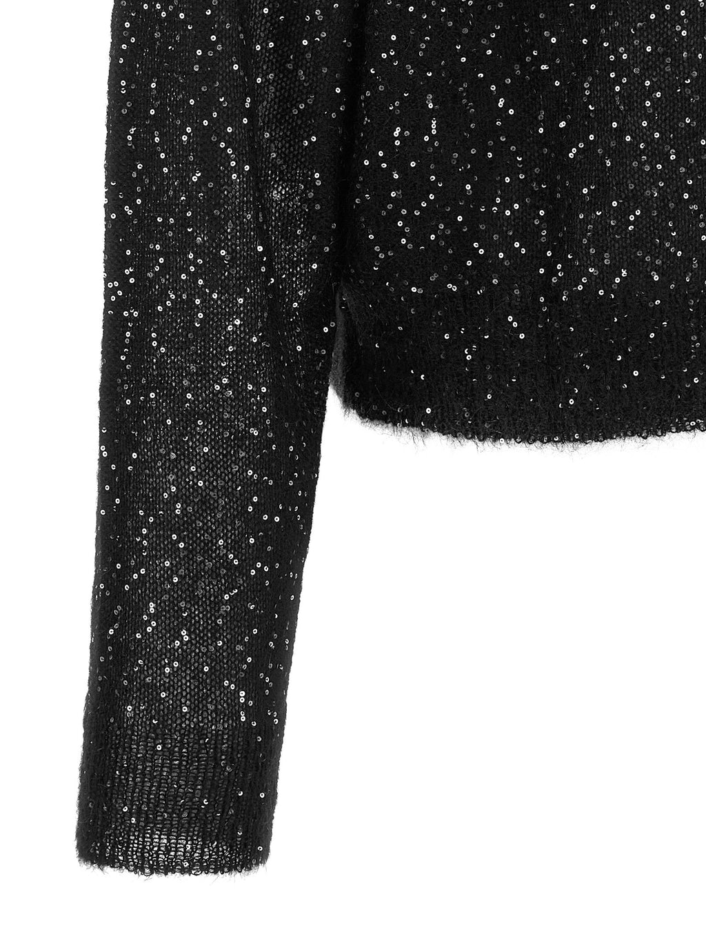 NUDE Black Wool Cardigan