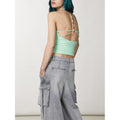 Patrizia Pepe Green Polyamide T-Shirt