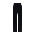 Giorgio Armani Blue Viscose Casual Pants