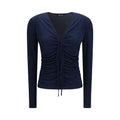 Giorgio Armani Blue Viscose Shirt