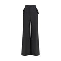 Nissa Black Recycled Polyester Pants