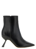 Alexandre Birman Black Calfskin Ankle Boots