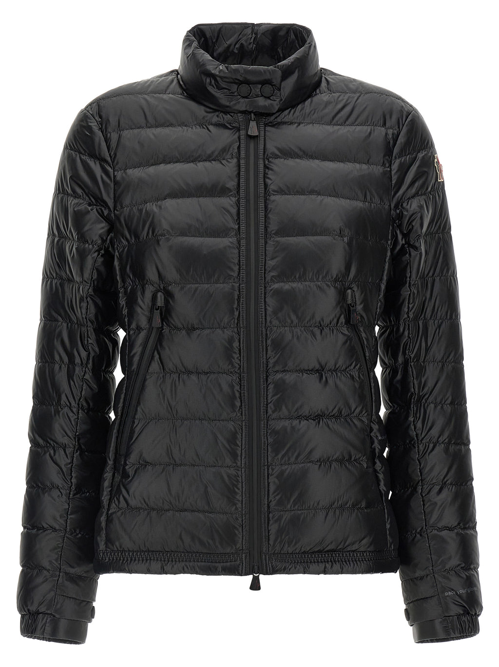 Moncler Grenoble Black Polyamide Full-Length Jacket