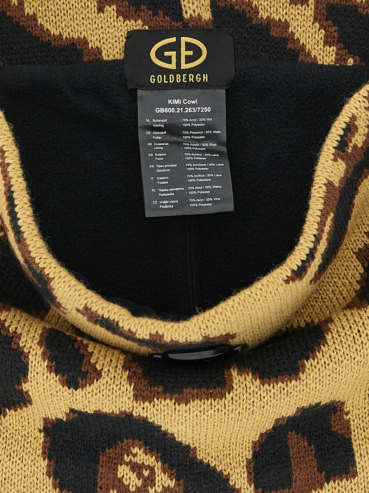 GOLDBERGH Multicolor Marabou Cardholder