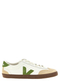 Veja Beige Genuine Leather Athletic Sneakers