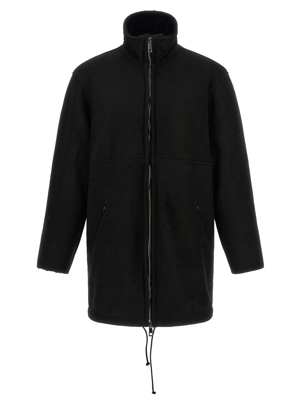 GIORGIO BRATO Black Lamb Leather Coat