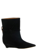 ODISSI Black Calfskin Ankle Boots