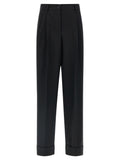 Dolce & Gabbana Black Virgin Wool Dress Pants