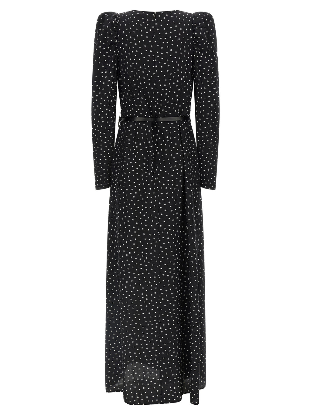P.A.R.O.S.H. Black Silk Long Dress