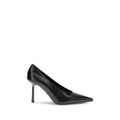 Prada Black Goatskin High Heel Pumps