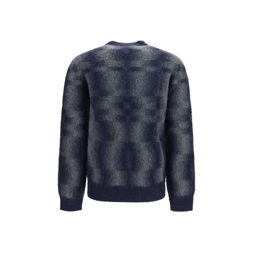 Piacenza Cashmere Blue Wool Oves Aries Sweatshirt
