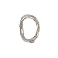 Brunello Cucinelli Brown Silver Bracelet