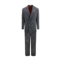 Brunello Cucinelli Gray Cotton Suit