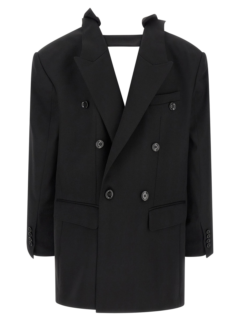 Dolce & Gabbana Black Virgin Wool Blazer