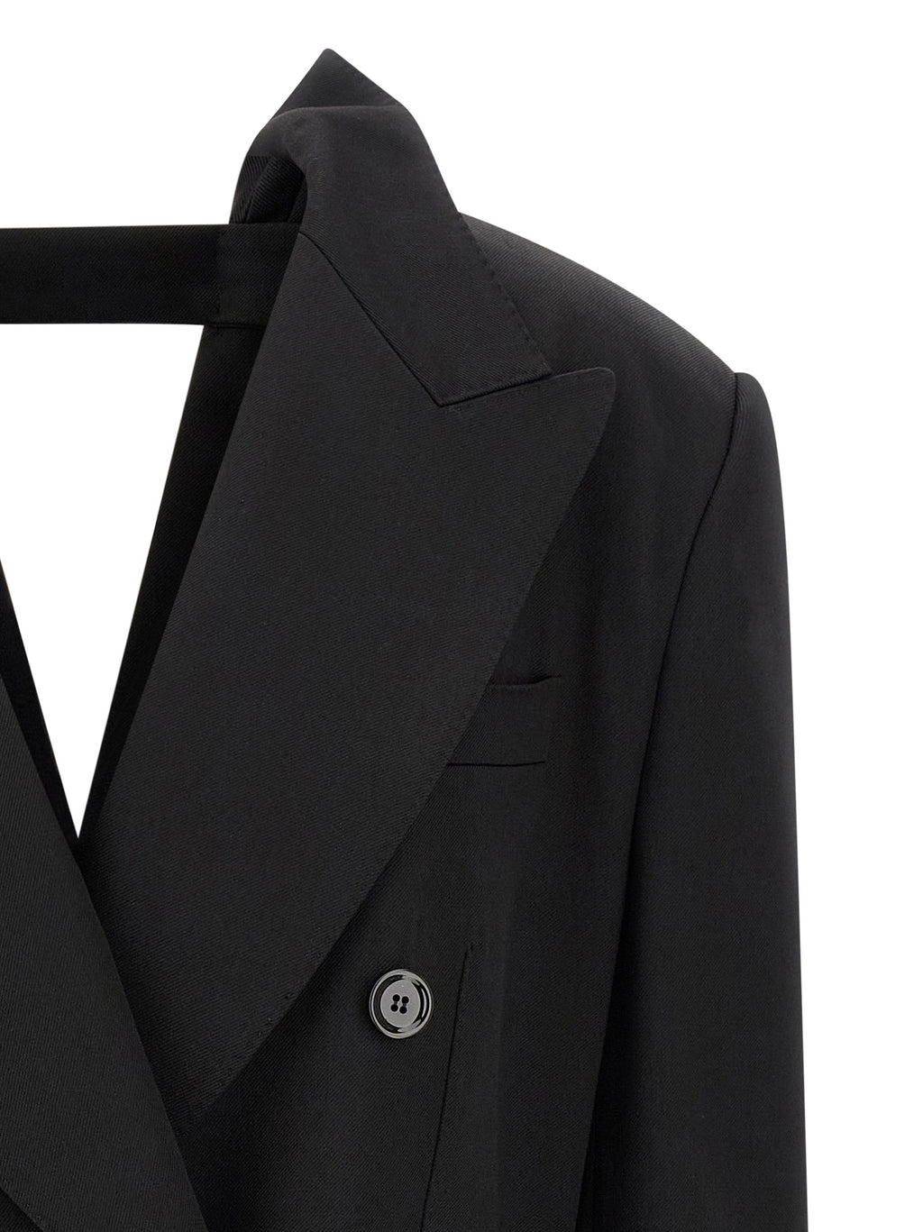 Dolce & Gabbana Black Virgin Wool Blazer