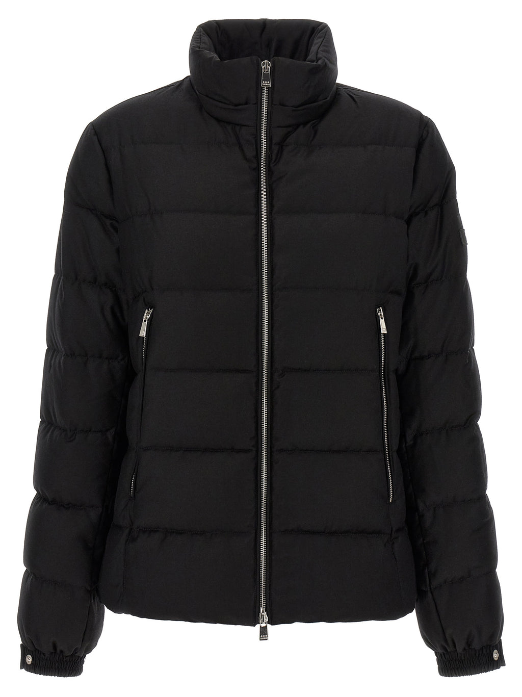 Tatras Black Wool Full-Length Jacket
