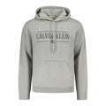 Calvin Klein Gray Cotton Men's Sweatshirt