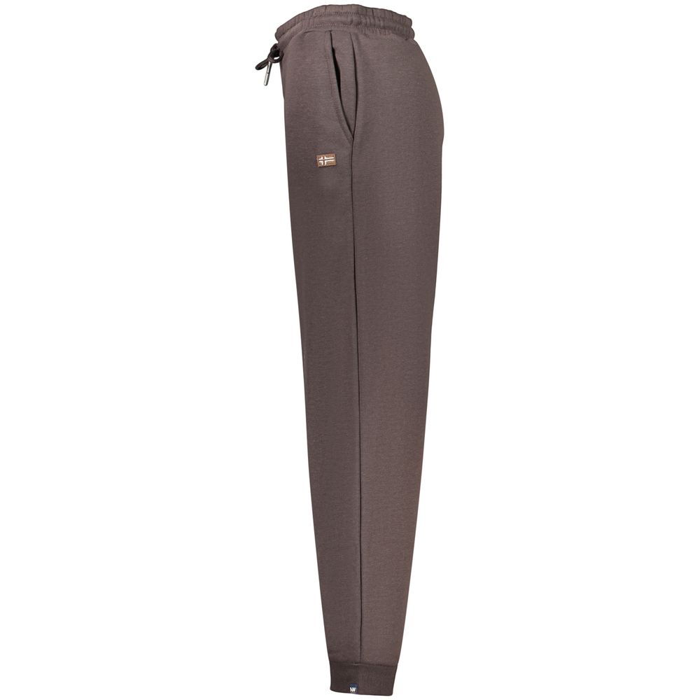Norway 1963 Brown Cotton Joggers (Workout Pants)