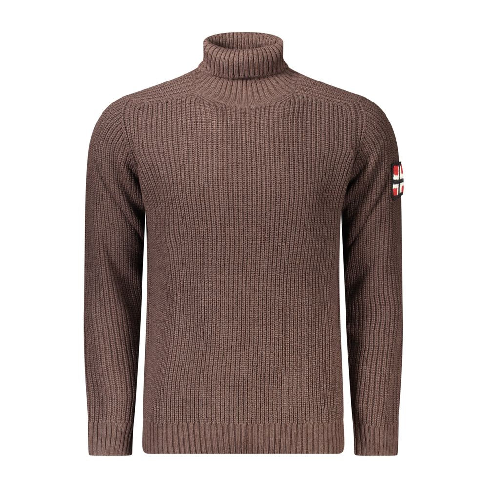 Norway 1963 Brown Wool Turtleneck