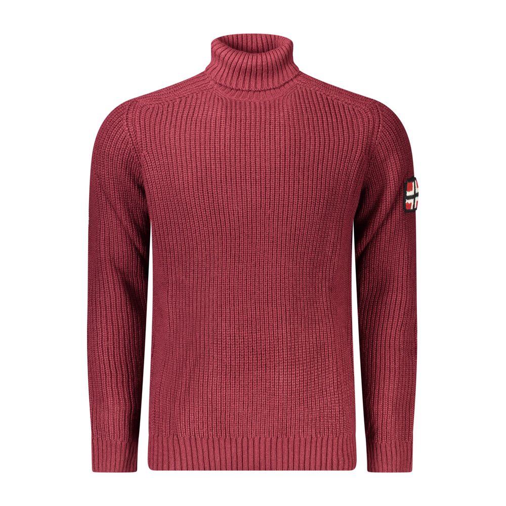 Norway 1963 Red Wool Turtleneck