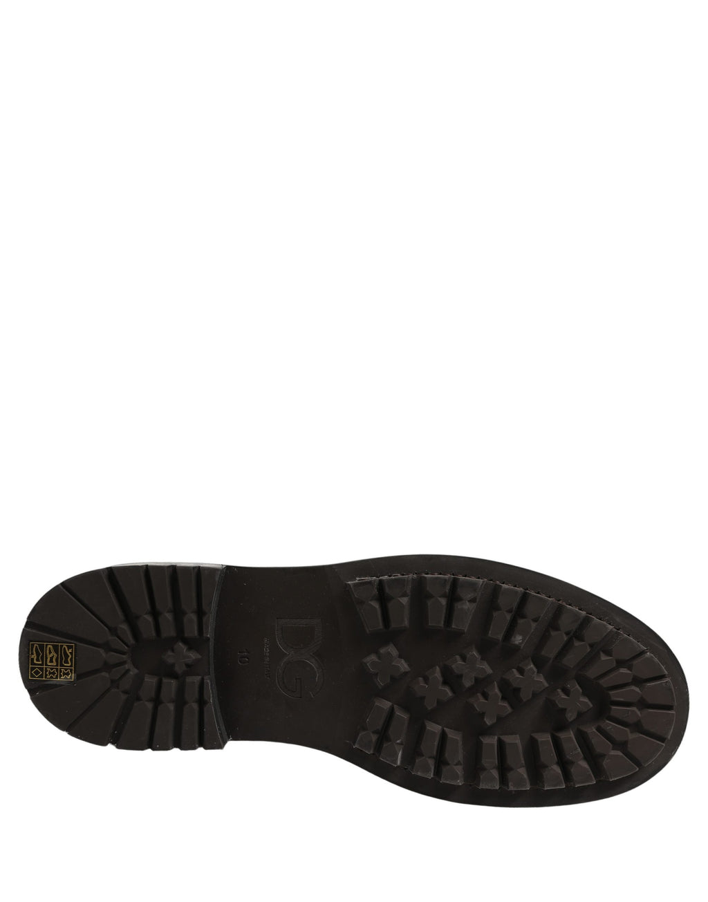 Dolce & Gabbana Black Gray Leather Ankle Chelsea Boots Shoes
