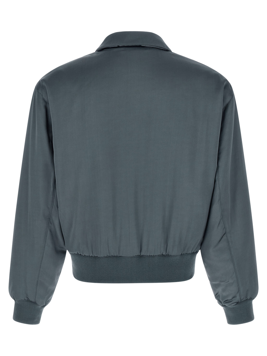 SECOND/LAYER Gray Viscose Bomber