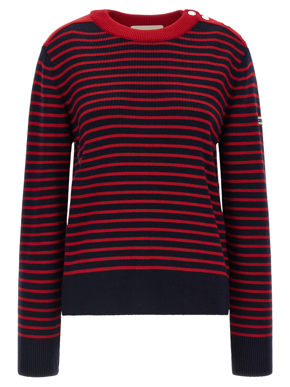 Ami Paris Blue Wool Cardigan