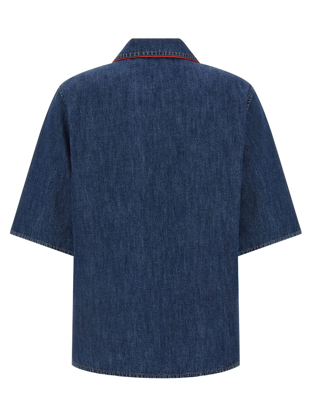 Valentino Garavani Blue Cotton Blouse