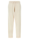 Yves Salomon White Wool Athletic Pants