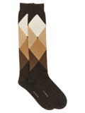 Ballantyne Brown Cotton Socks