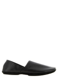 Lemaire Black Lamb Leather Slip-On Loafers