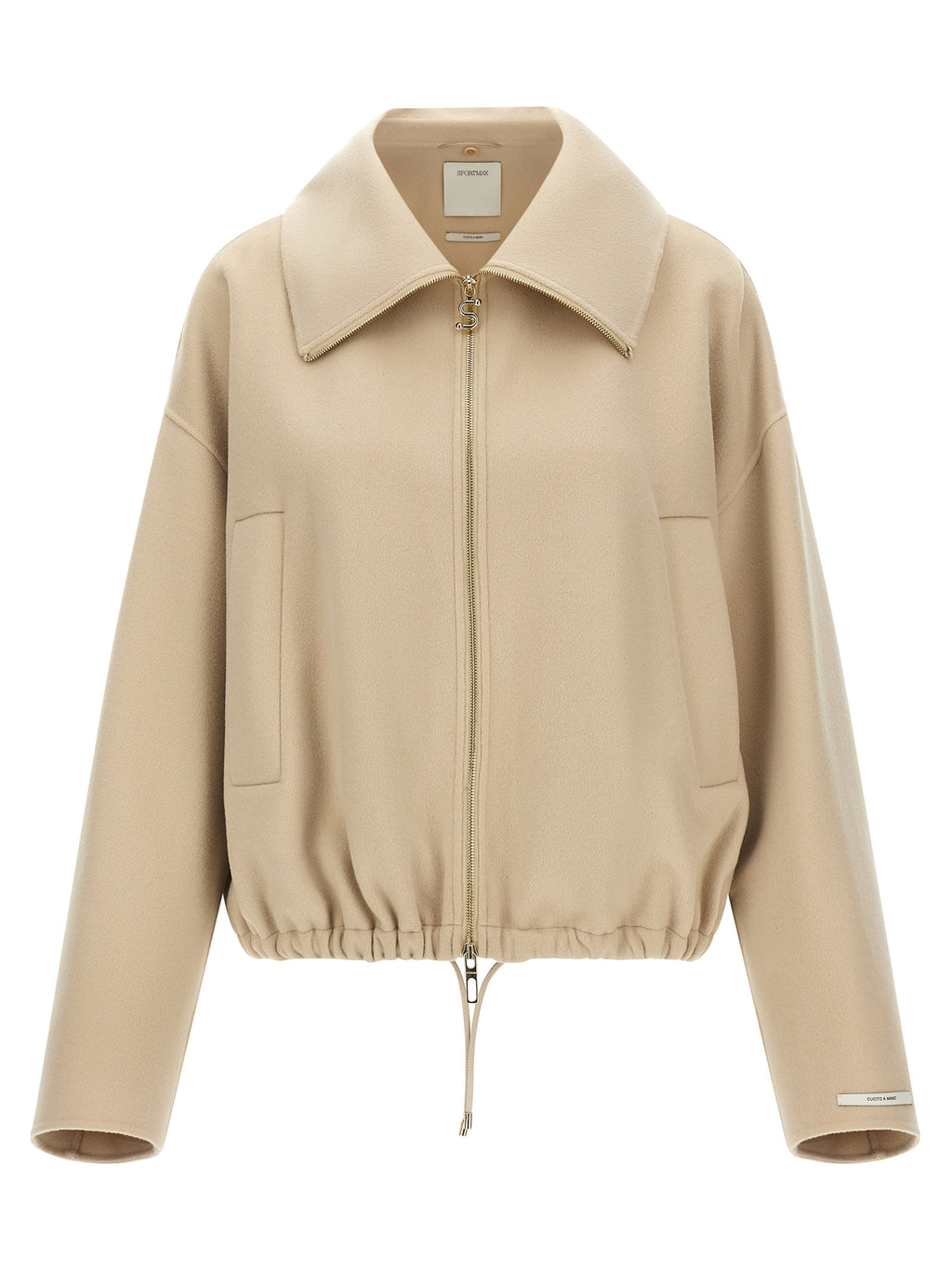 Sportmax Beige Wool Bomber