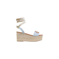 Liu Jo Light Blue Polyester Wedge Sandals