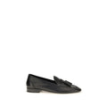 The Row Black Calf Leather Bos Taurus Slip-On Loafers