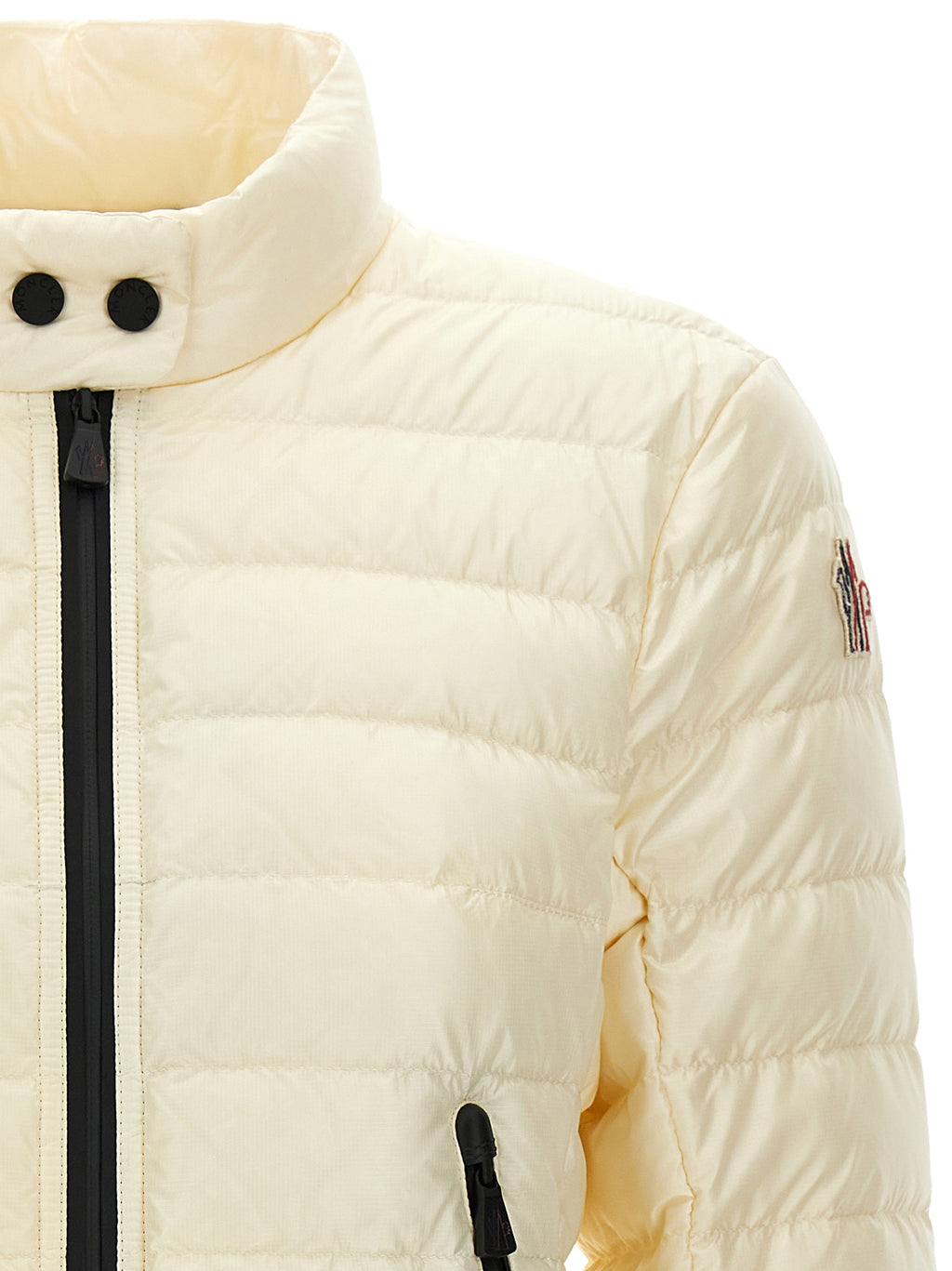 Moncler Grenoble White Polyamide Full-Length Jacket