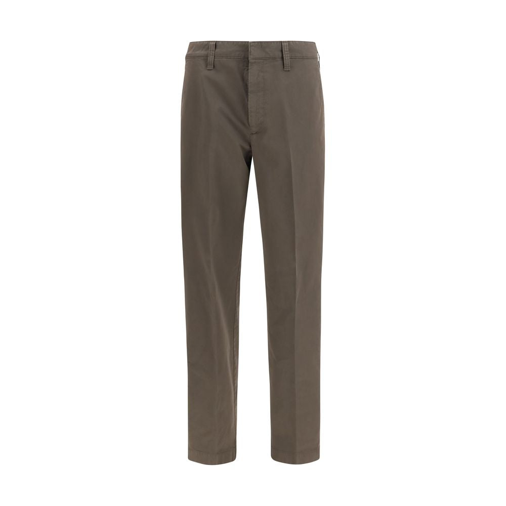 Prada Brown Cotton Cargo Pants